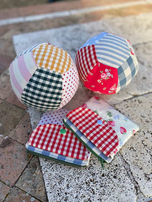 Tutorial palla di tessuto con borsellino