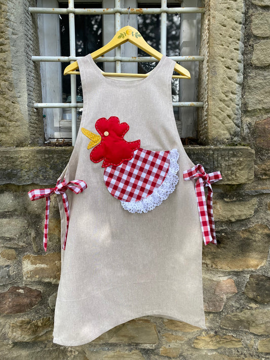 Tutorial grembiule con la gallina