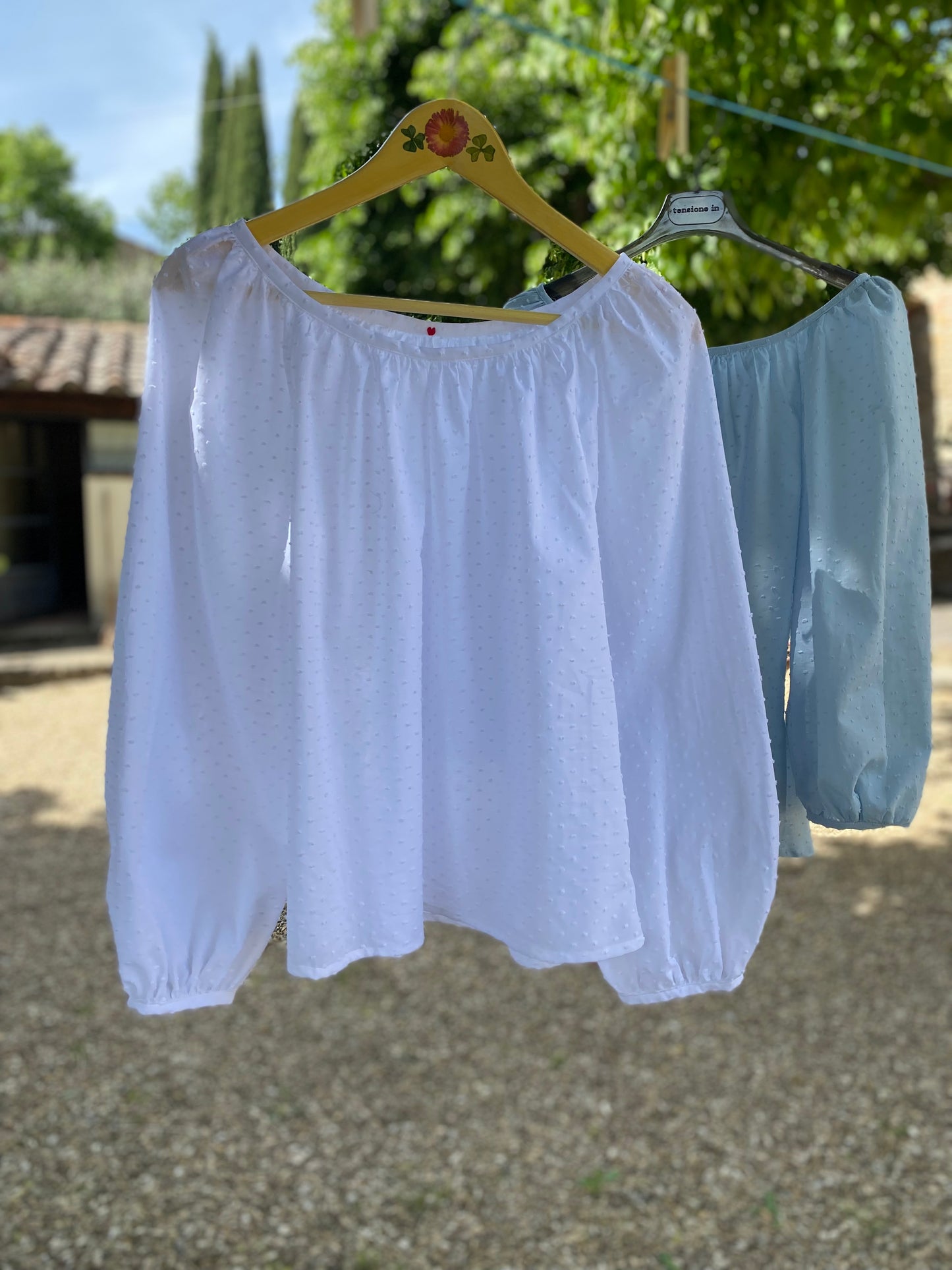 Tutorial camicia con manica raglan lunga