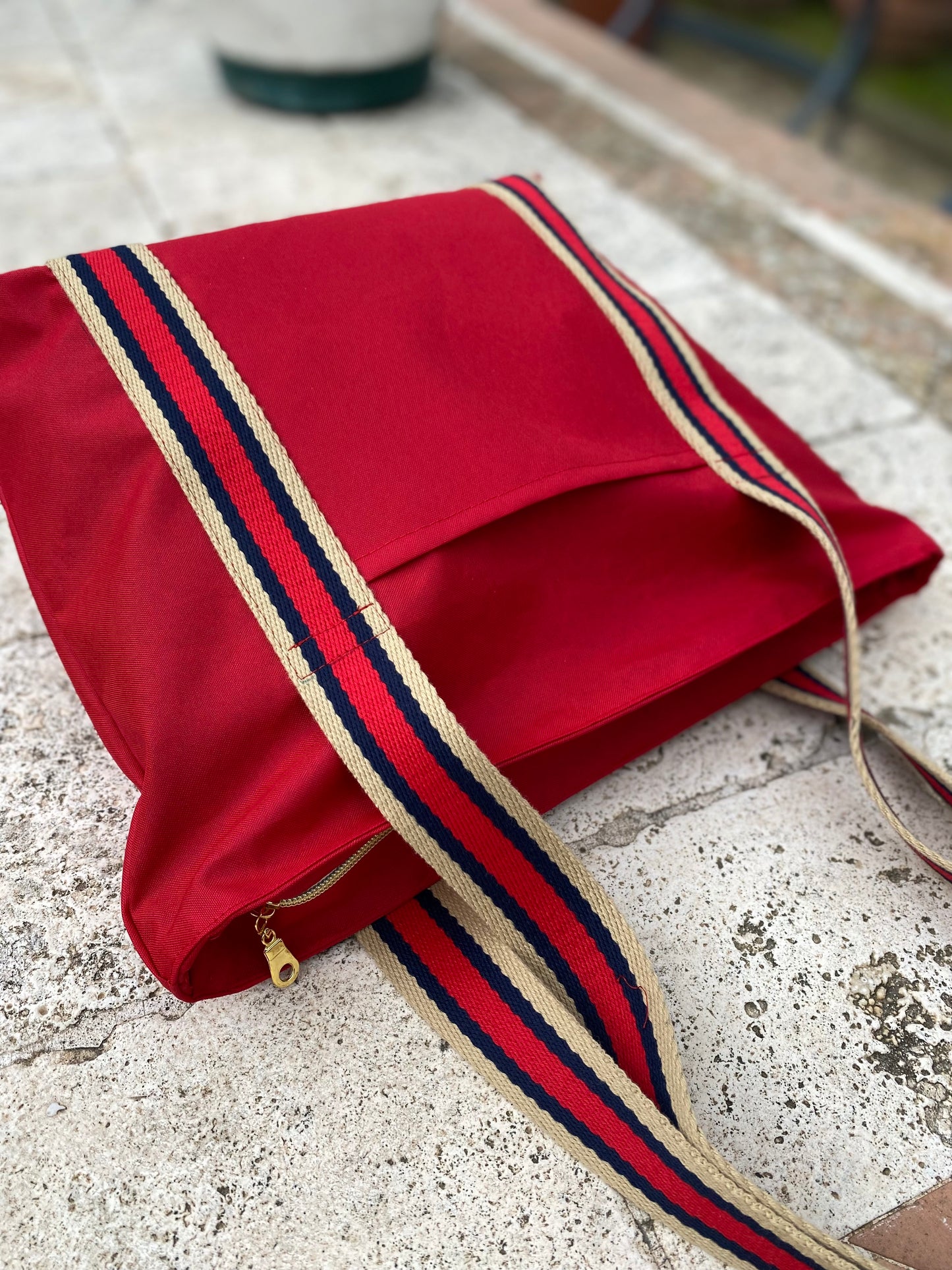 Tutorial borsa di tela impermeabile