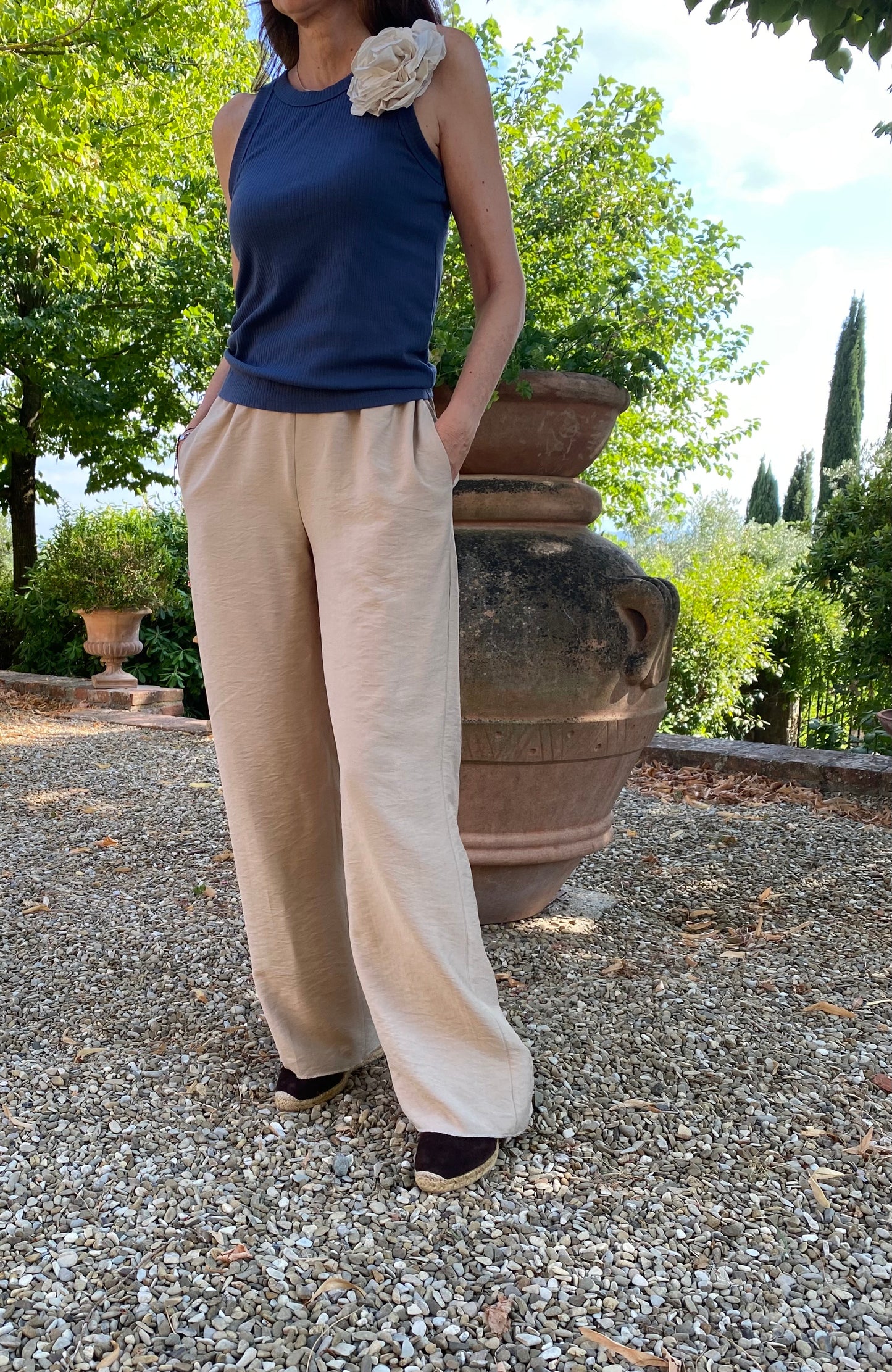 Tutorial pantalone con elastico
