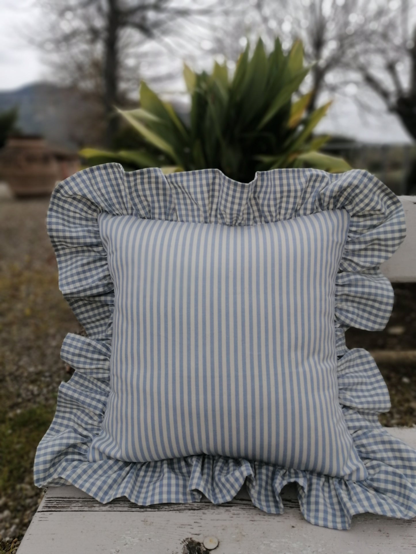 Tutorial cuscino con le rouches