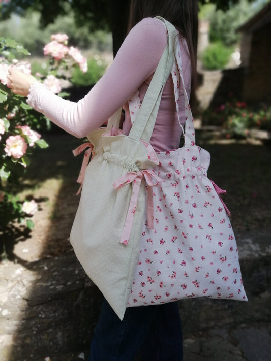 Tutorial borsa con fiocchetti