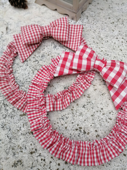 Tutorial ghirlanda con fiocco