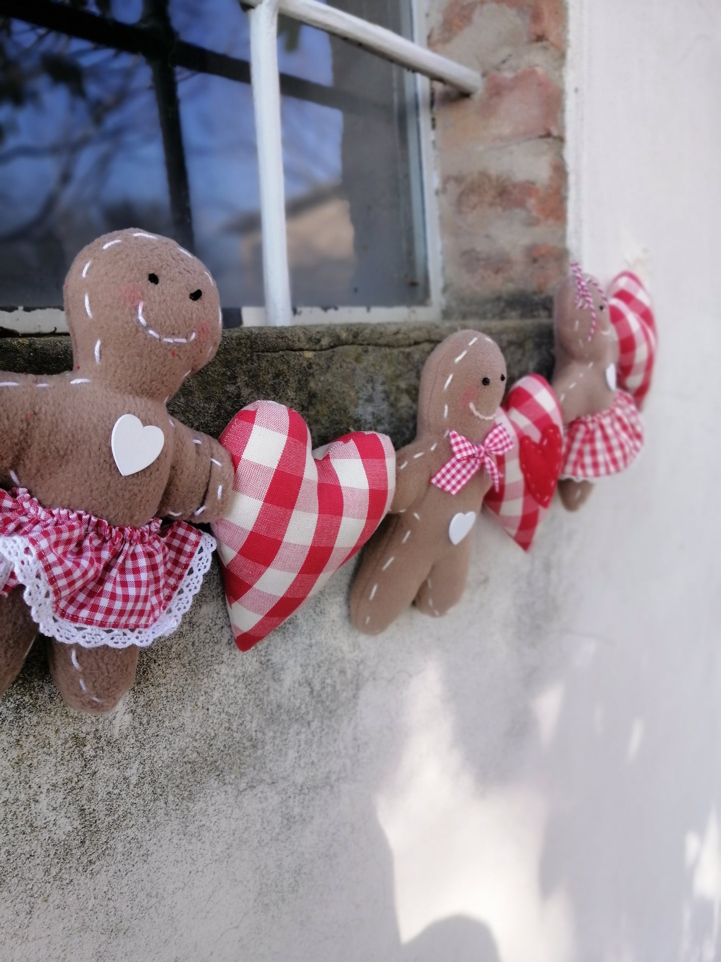 Tutorial festone con omini di pan di zenzero