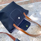 Tutorial borsa con i manici in pelle