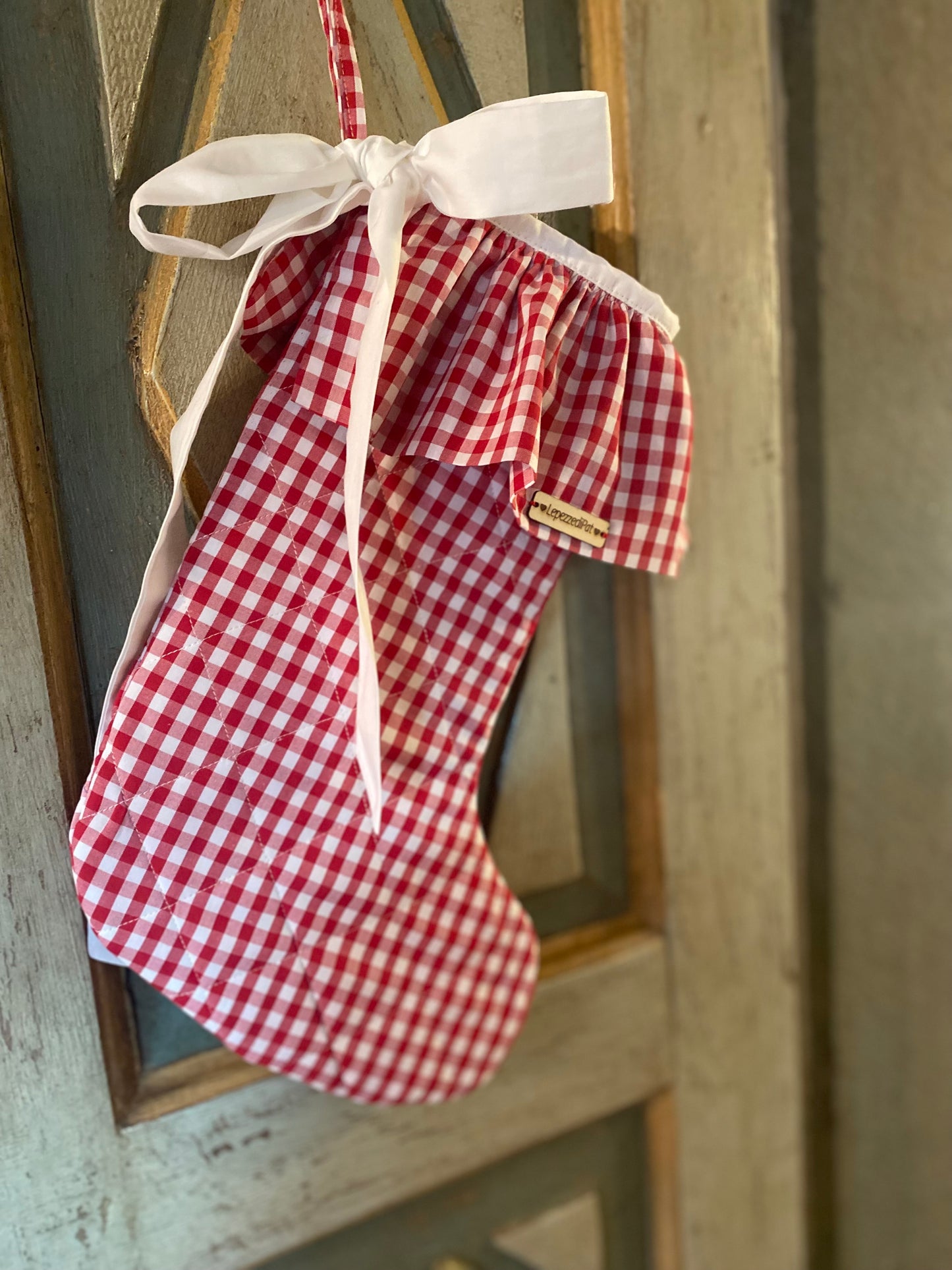 Tutorial calza della Befana con le rouches