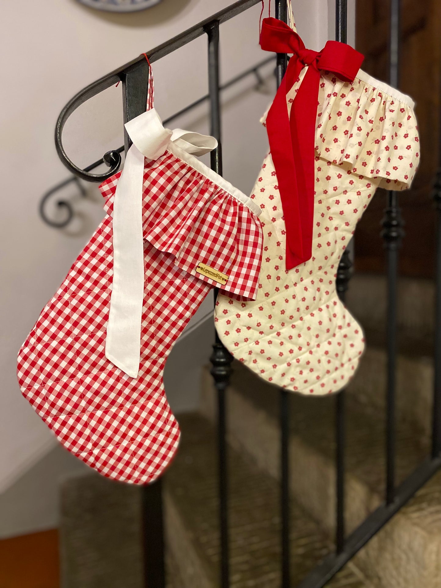 Tutorial calza della Befana con le rouches