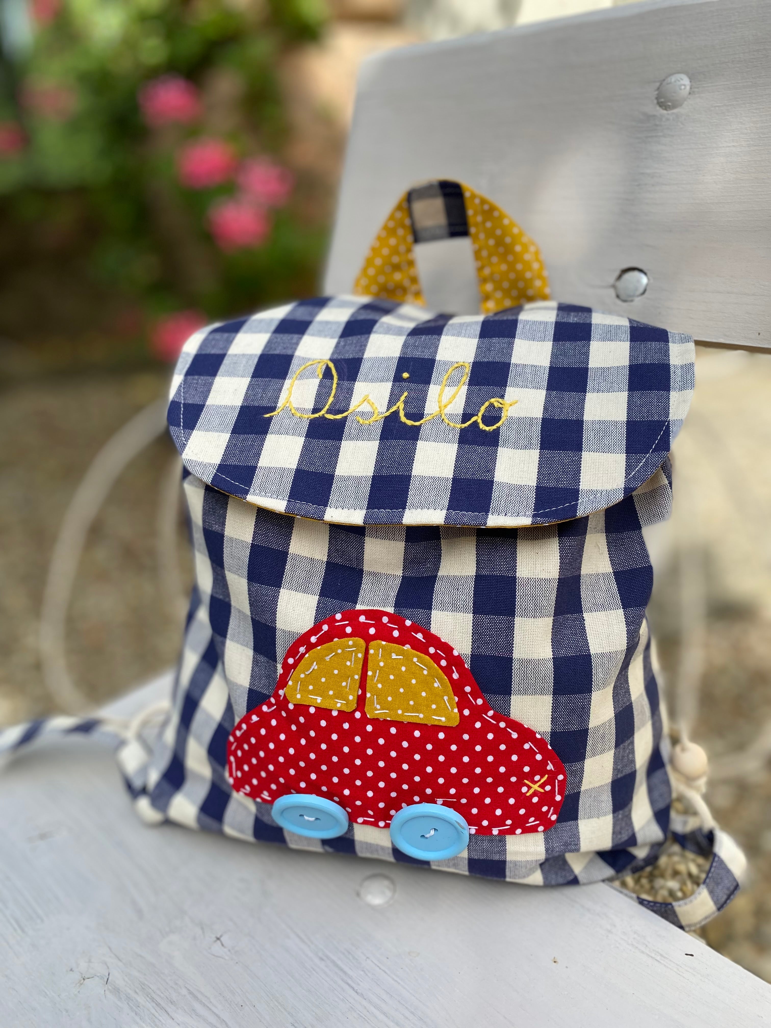 minimutz Sacchetto regalo da ginnastica con dinosauro, personalizzabile, con nome, per bambini, zaino da tirare, borsa sportiva da tirare, 12 l, 37 x 46 cm, [01] Blu scuro, 37x46 cm