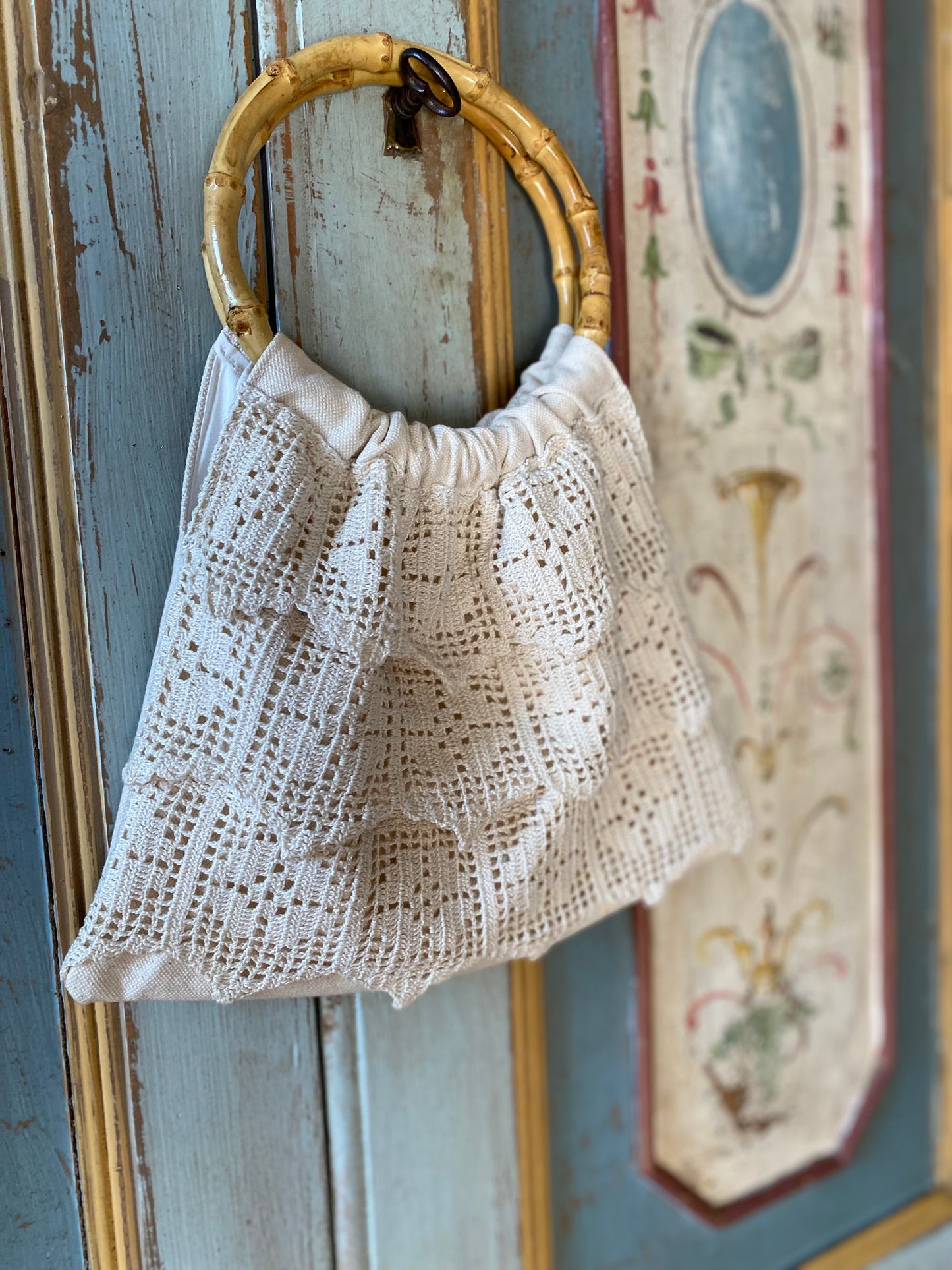 Tutorial borsa con i pizzi della nonna