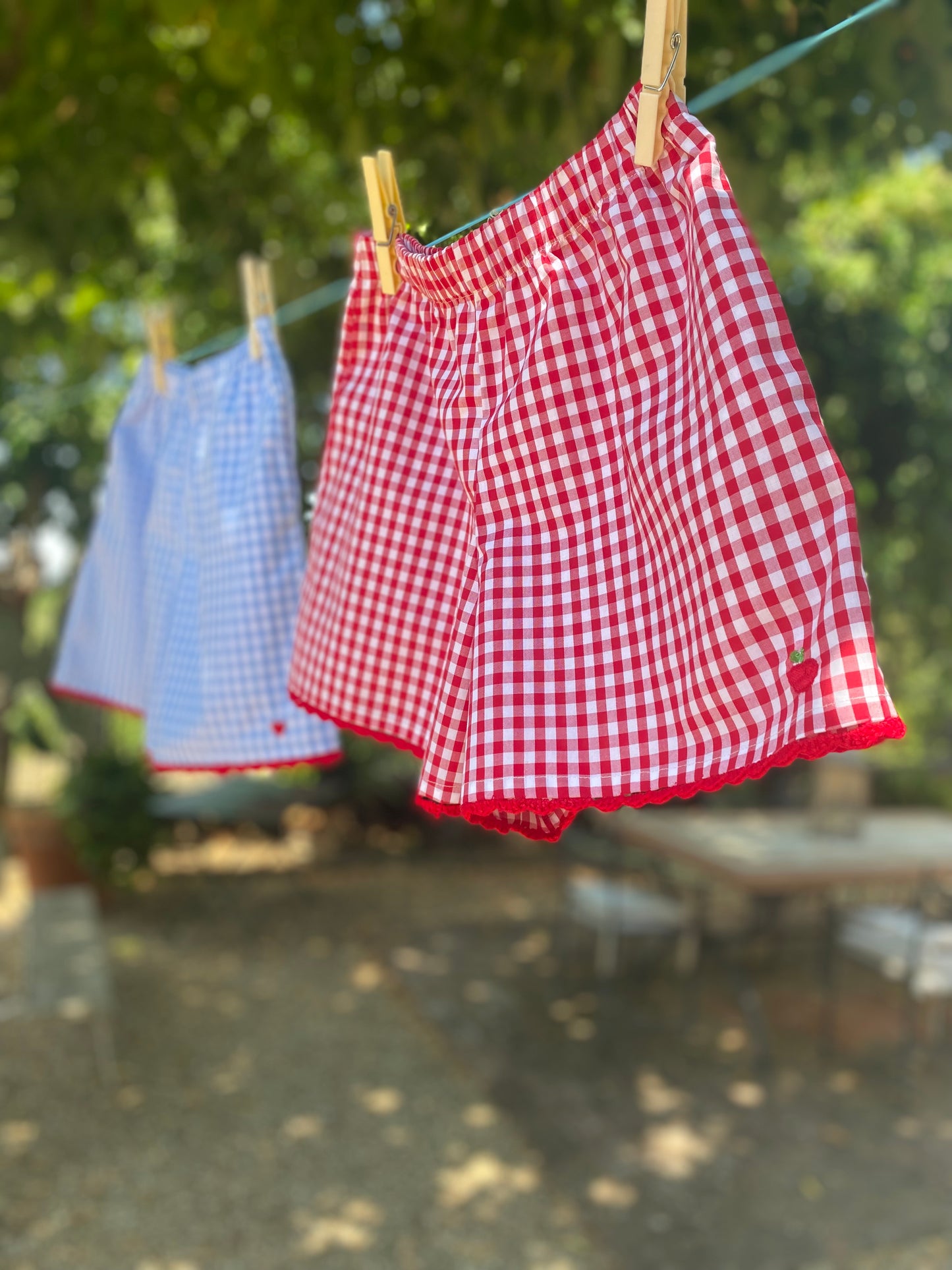 Tutorial pantaloncino con bordo ad uncinetto