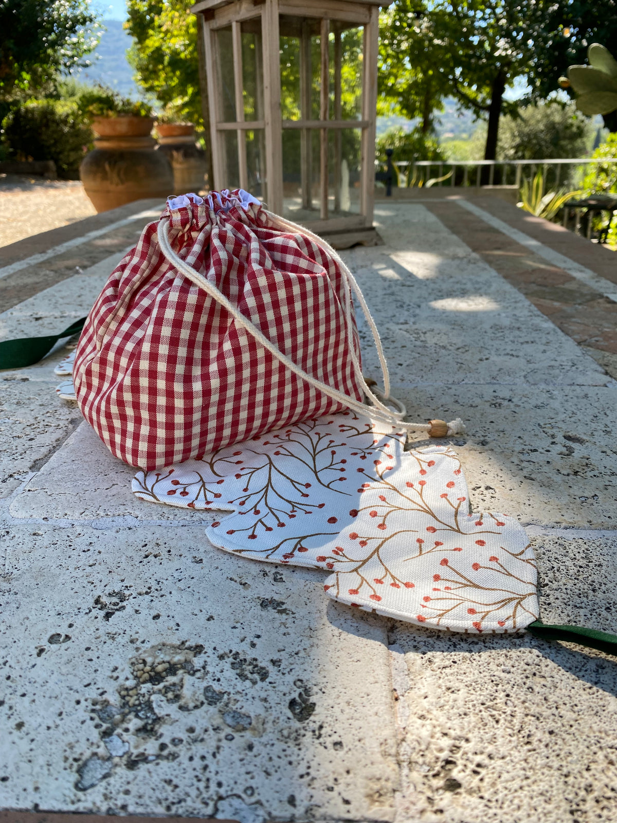 Tutorial sacchetto portabiscotti alberello / mela